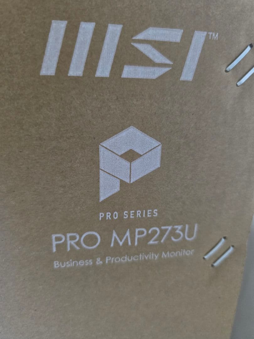 新品 MSI 27インチ モニター PRO MP273U 4K 60Hz