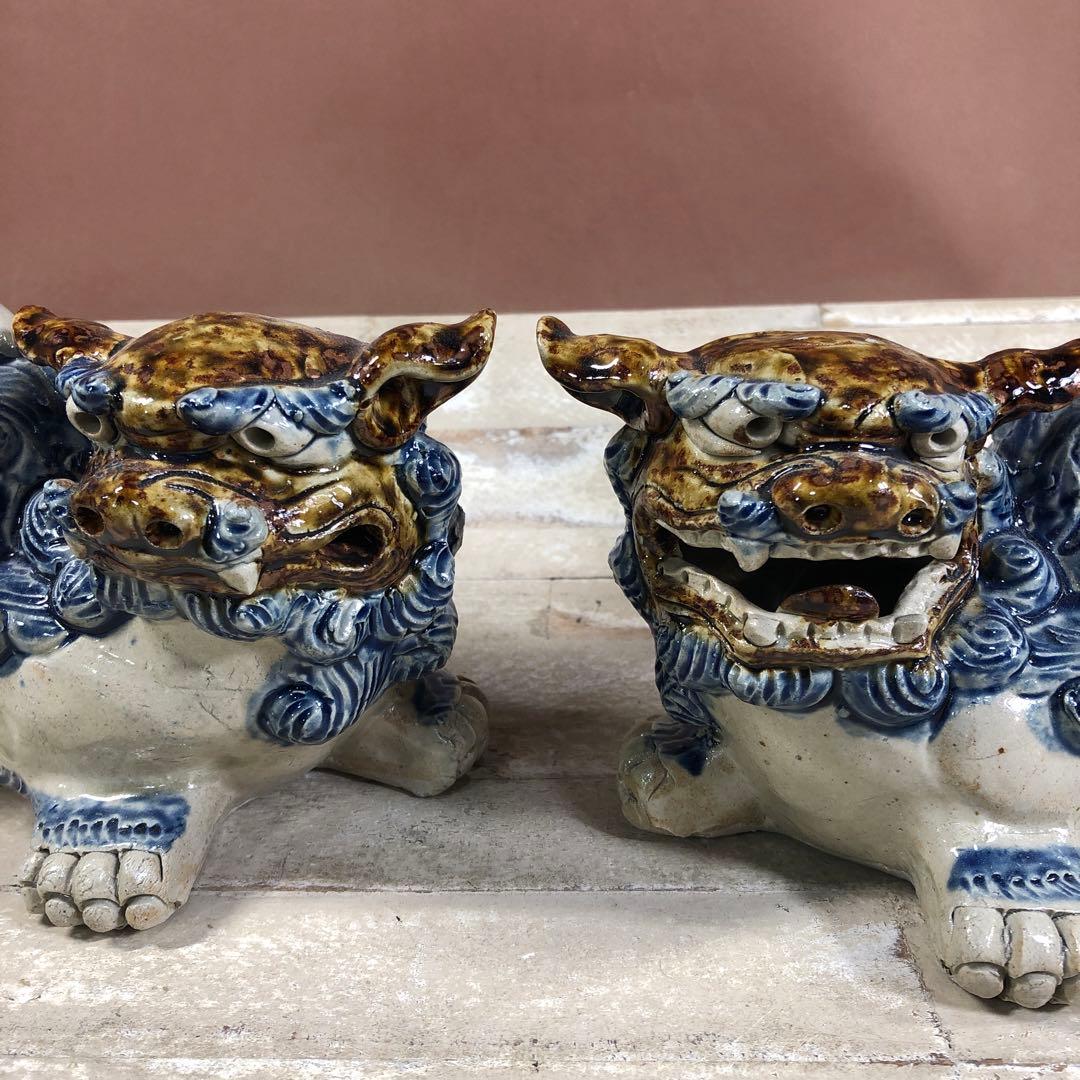 沖縄シーサー　ツイン　美品