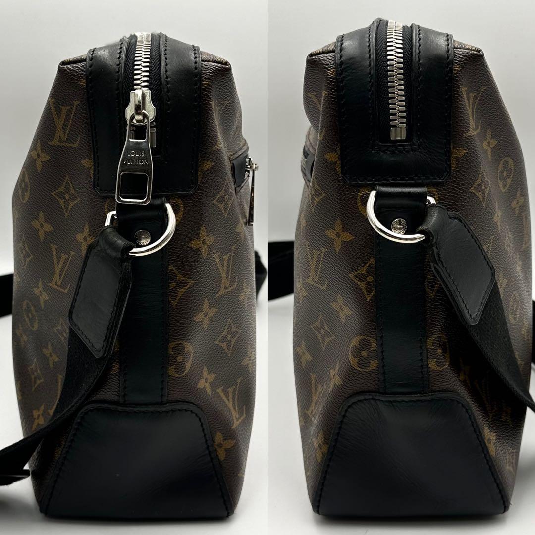 ルイヴィトン モノグラム マカサー メンズ ショルダーバッグ 斜めがけ