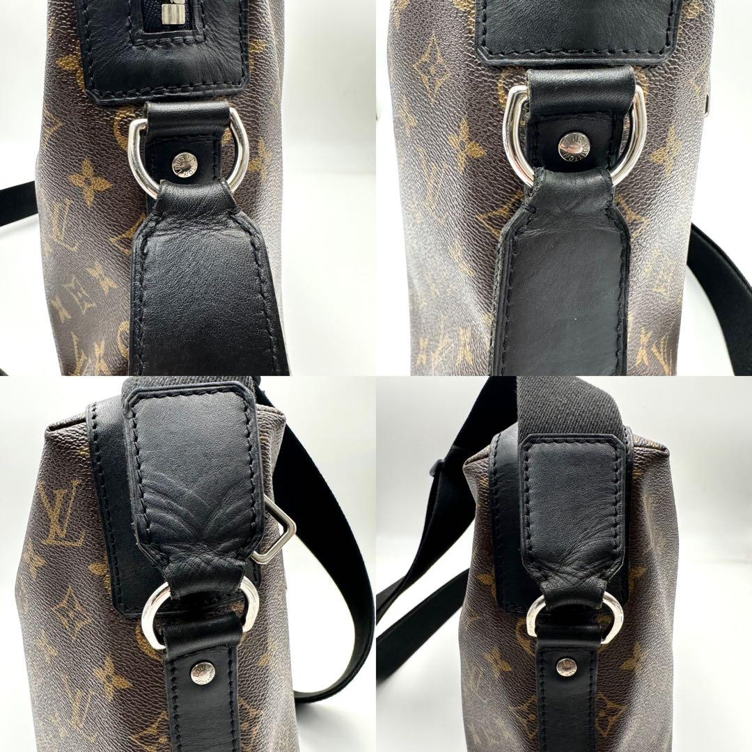 ルイヴィトン モノグラム マカサー メンズ ショルダーバッグ 斜めがけ