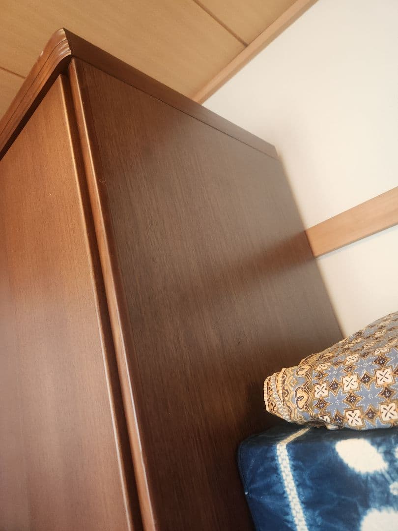 タンス 婚礼家具　木製　洋服ダンス　ワードローブ　収納　チェスト　引出し4段