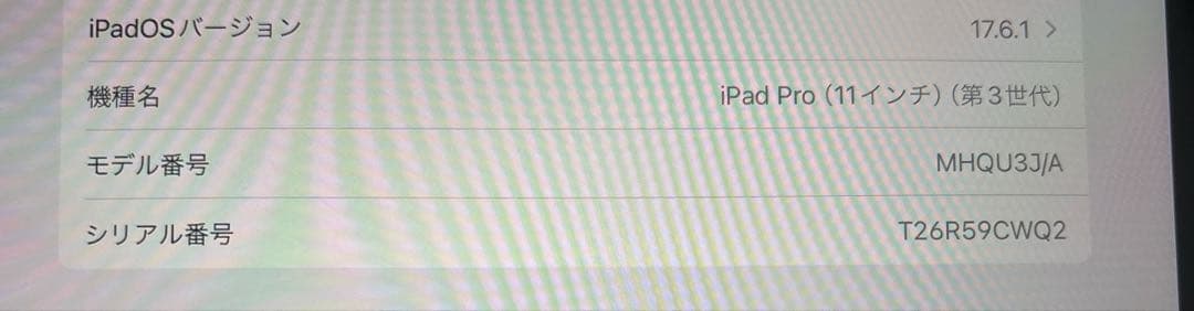 iPad Pro 第3世代　11インチ　256GB Apple Pencil