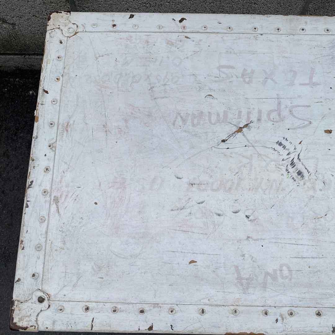 アンティーク木製トランクケース