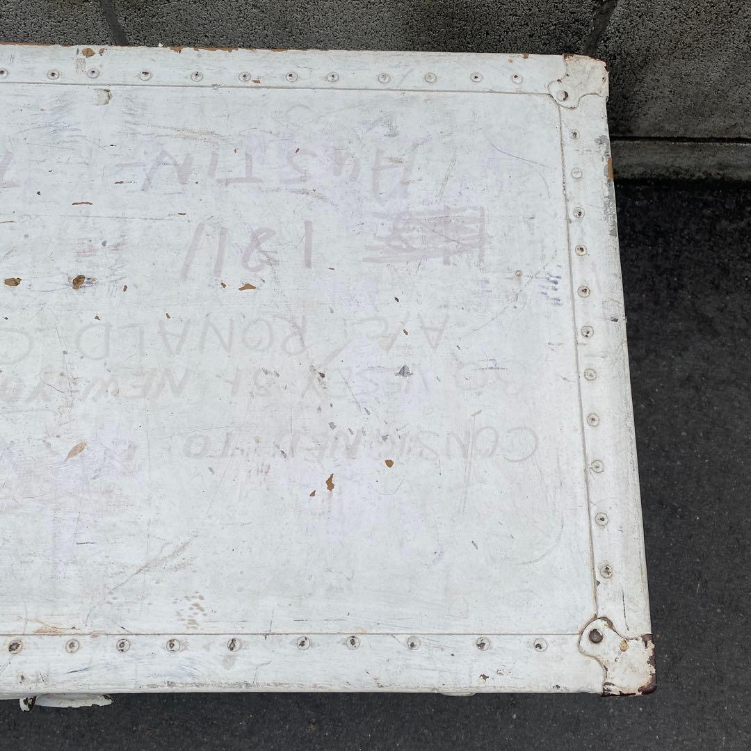 アンティーク木製トランクケース