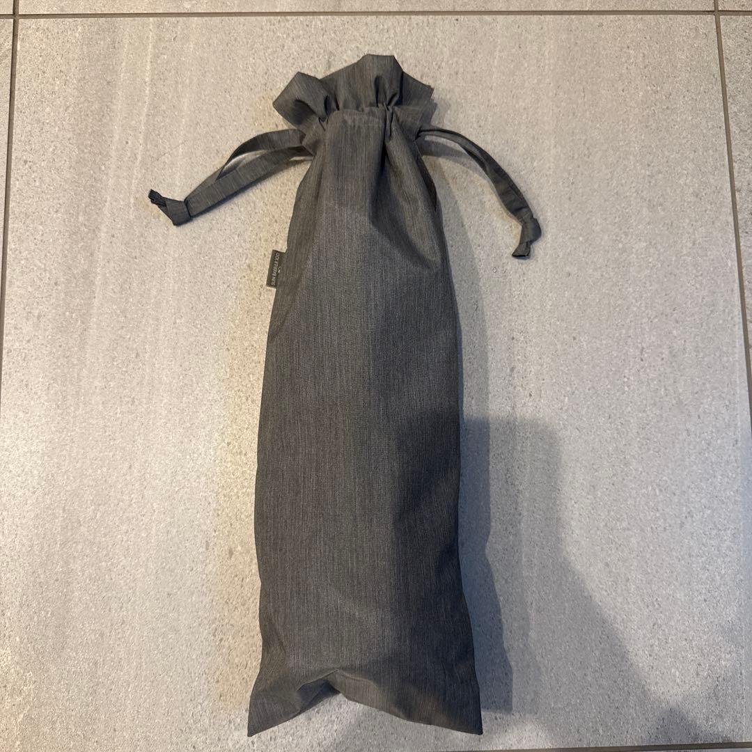 サンバリア100折りたたみ日傘 フリル付き グレー