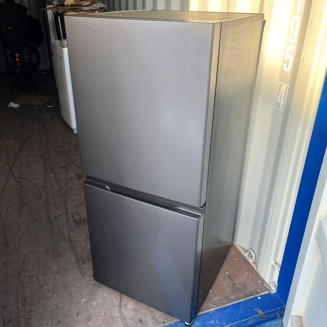 取付無料！AQUA SIMPLE ＋ 高性能ダークシルバー大きめ冷蔵庫！洗濯機