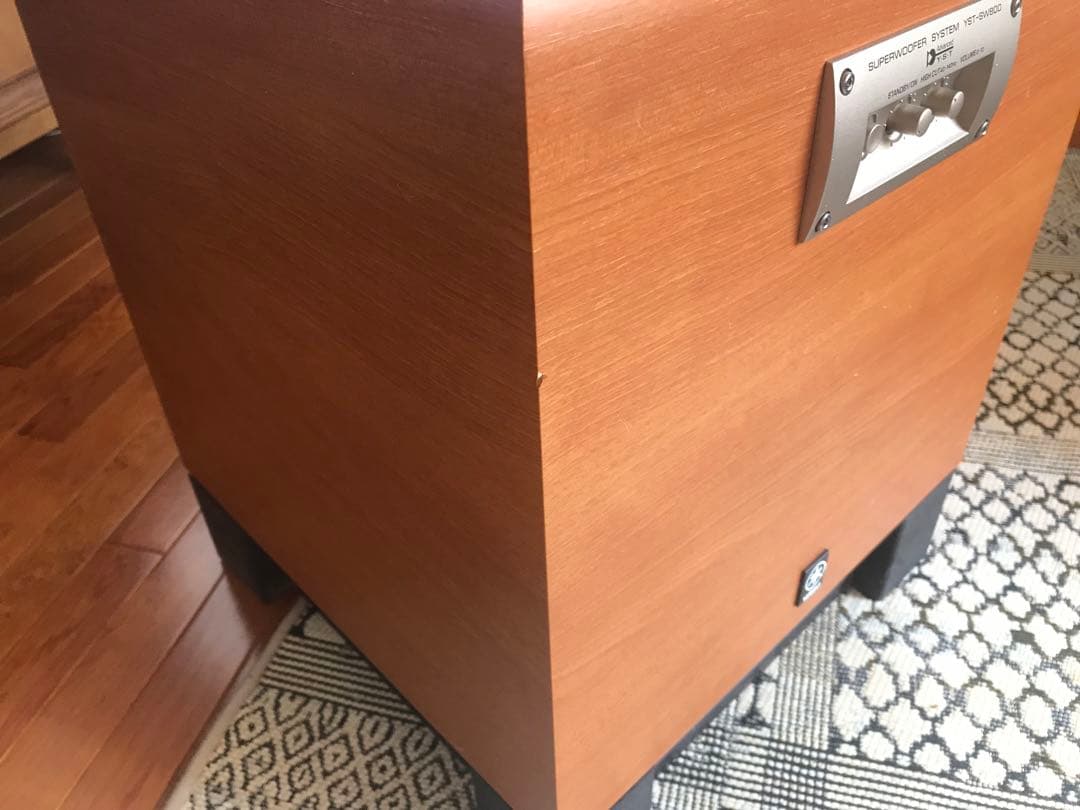 YST-SW800 サラウンドウーハー　木目調 正方形