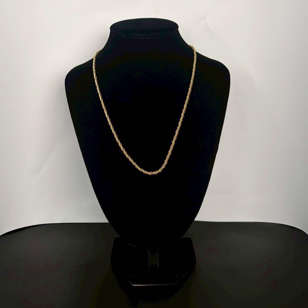 美品 クリスチャンディオール ネックレス ツイスト スクリュー チェーン