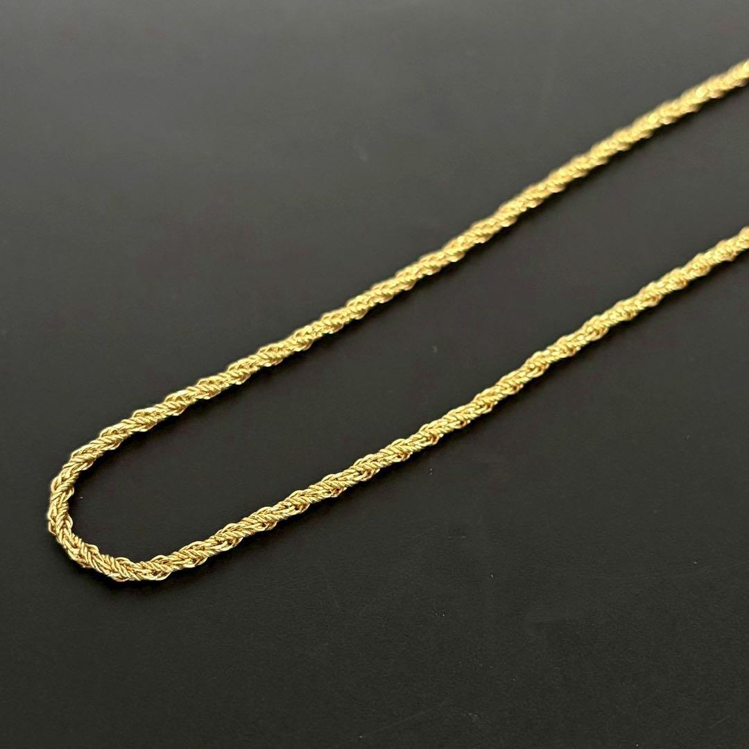 美品 クリスチャンディオール ネックレス ツイスト スクリュー チェーン