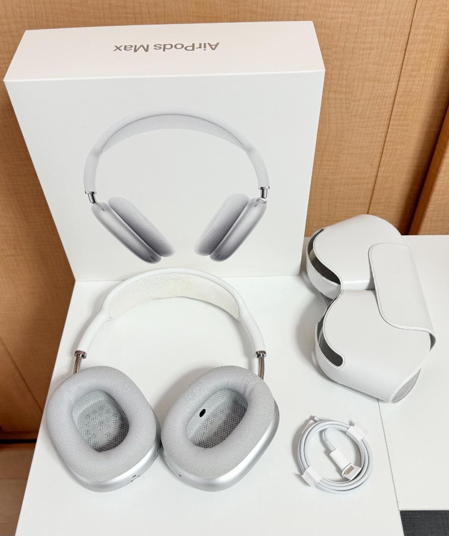 【動作良好・送料無料】AirPods Max シルバー 初代 黄ばみあり