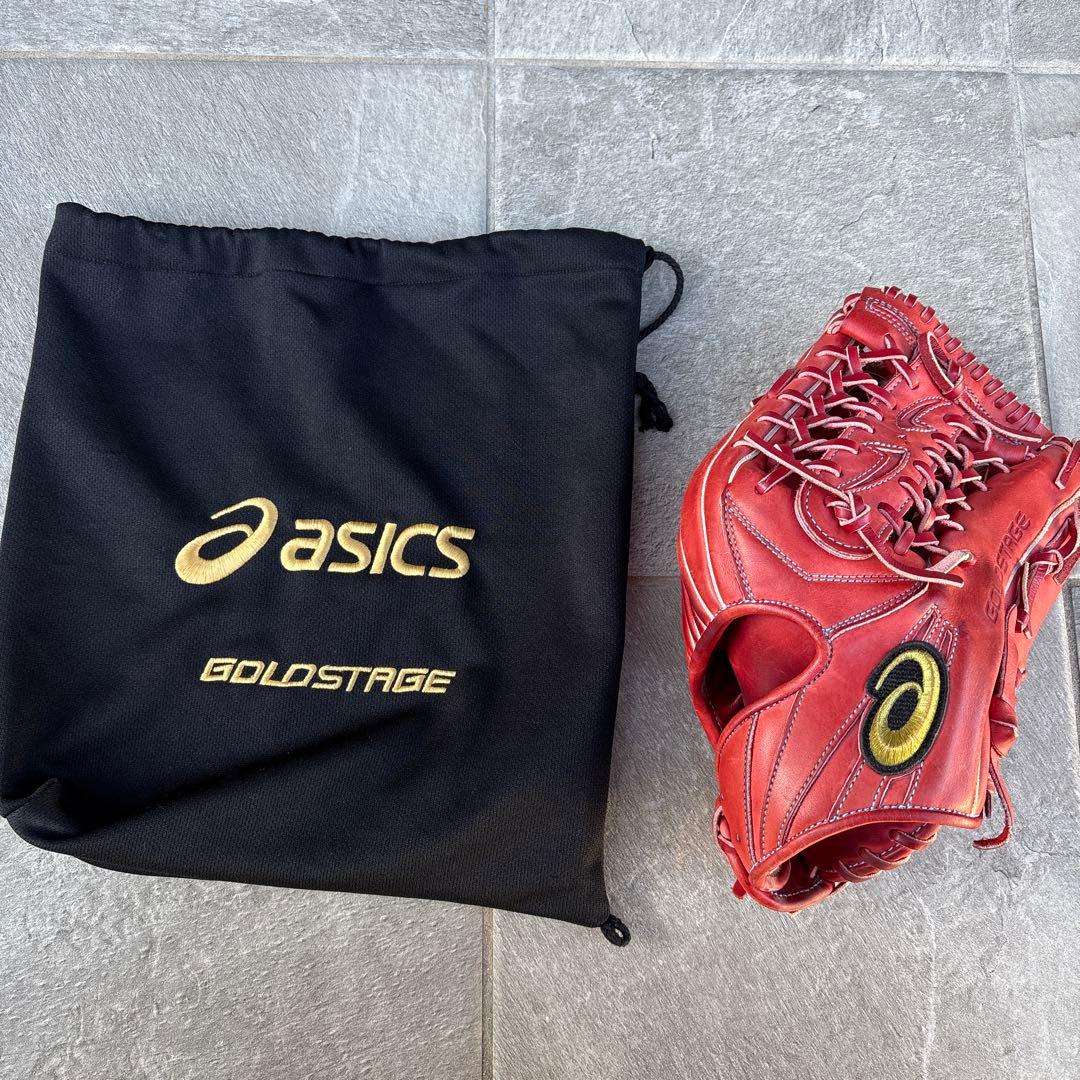 ASICS GOLDSTAGE 軟式 外野用グローブ