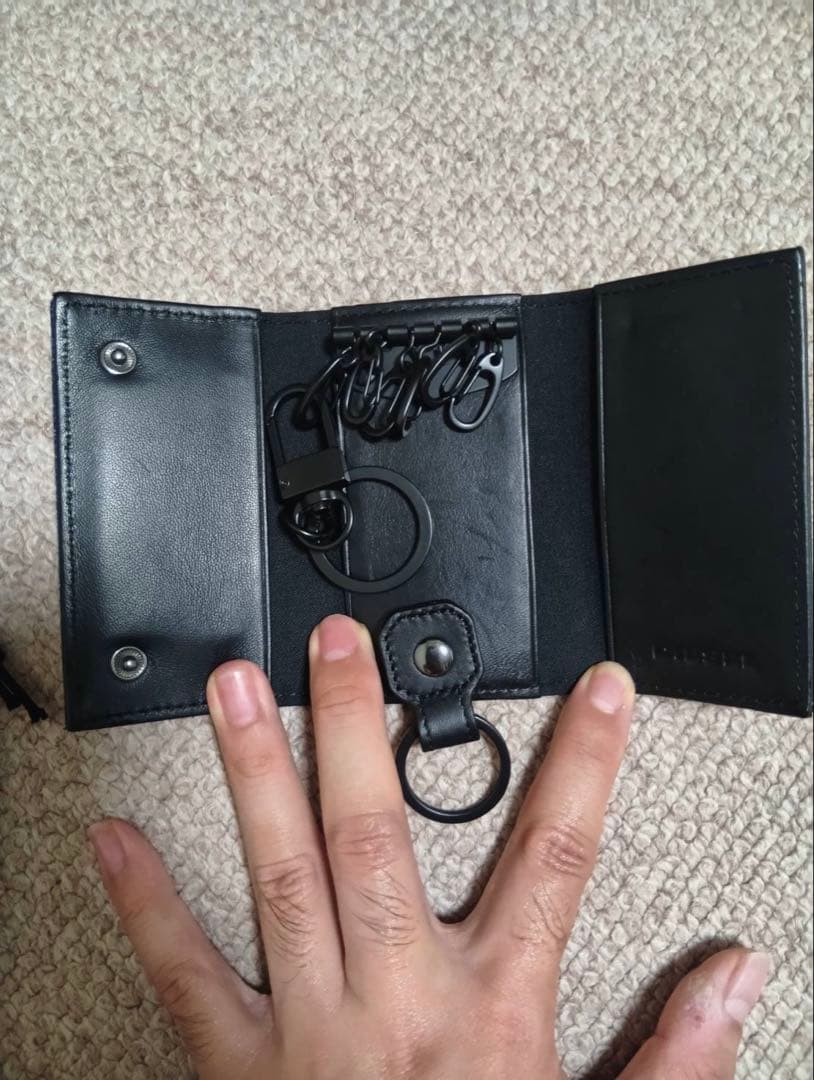 DIESEL デニム レザー キーケース