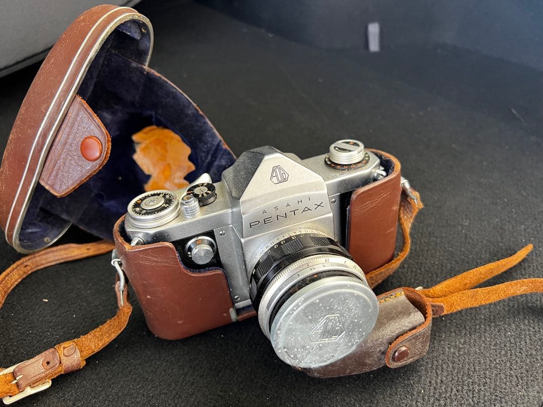 PENTAX レンジファインダーカメラ レザーケース付き