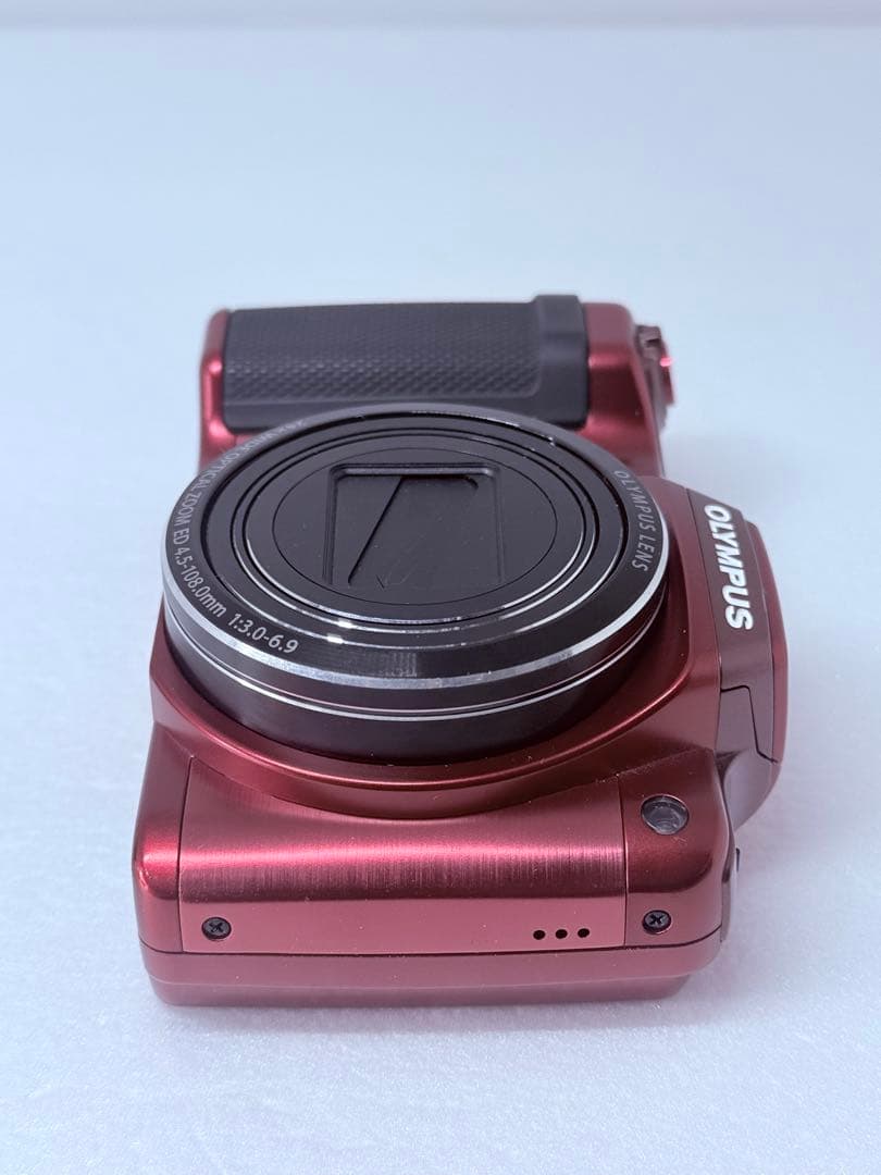 OLYMPUS STYLUS SZ-15レッド 動作確認済 24倍ズーム レトロ