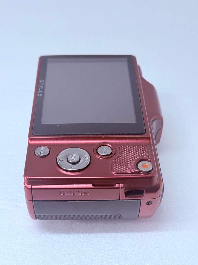 OLYMPUS STYLUS SZ-15レッド 動作確認済 24倍ズーム レトロ