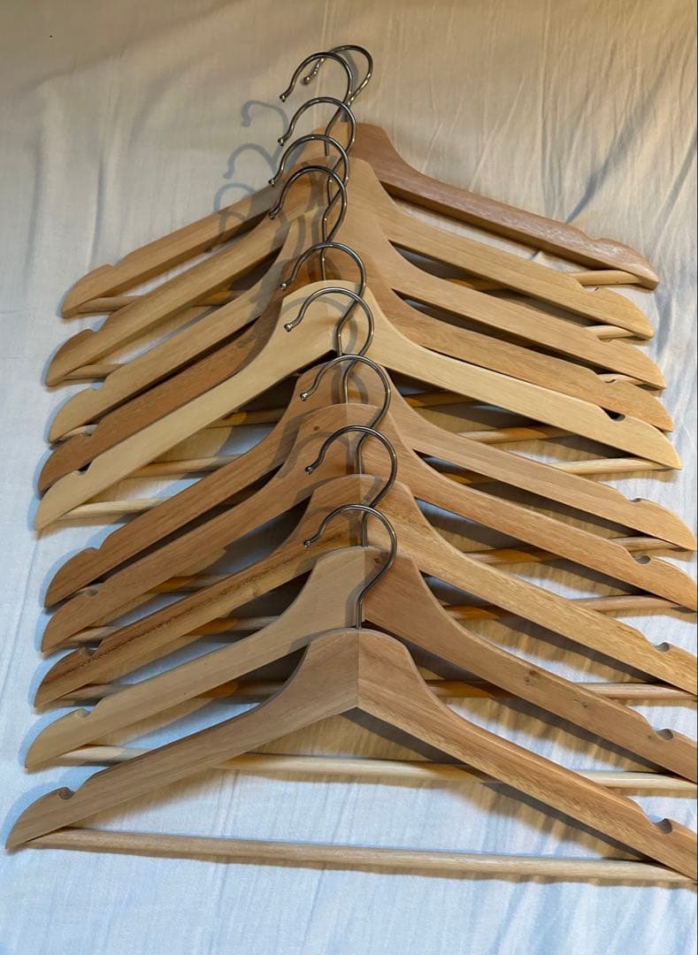 IKEA BUMERANG ブメラング 木製 ハンガー 100本セット
