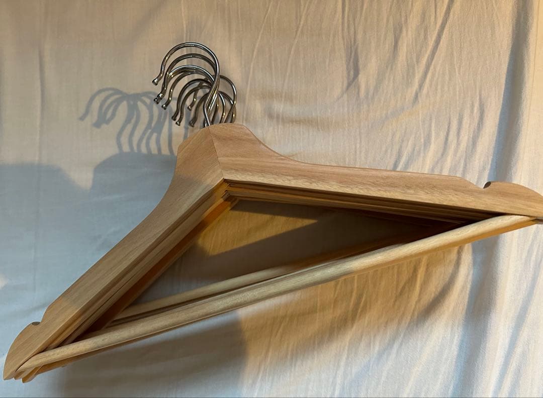 IKEA BUMERANG ブメラング 木製 ハンガー 100本セット