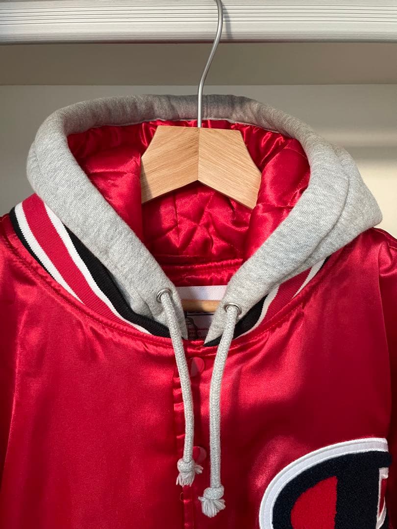 【希少サイズ】supreme champion サテンパーカー　ジャケット　XL