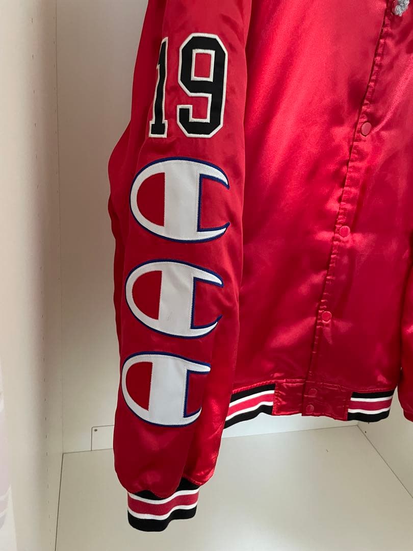 【希少サイズ】supreme champion サテンパーカー　ジャケット　XL