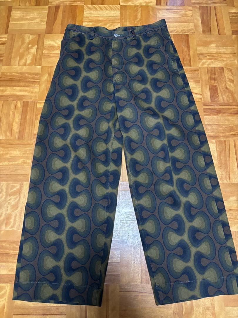 DRIES VAN NOTEN 24SS グラフィックワークパンツ