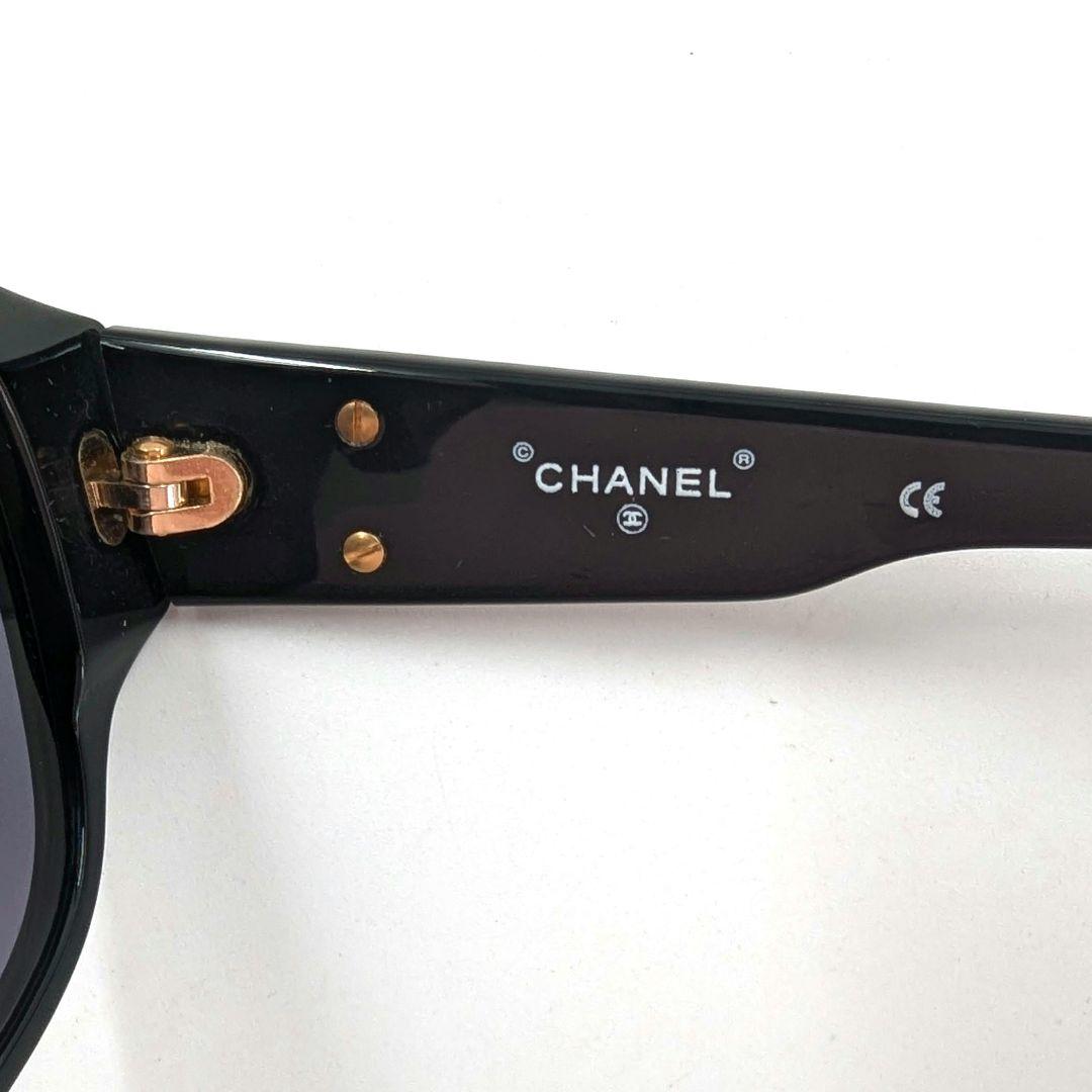 【美品】CHANEL シャネル ココマーク サングラス ケース付き ブラック