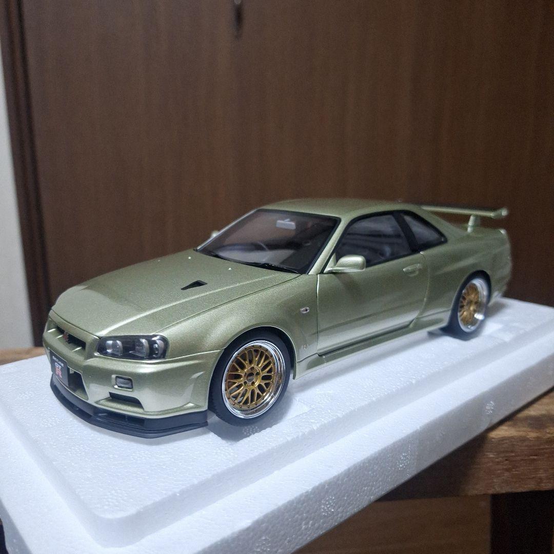 に*ー様 オートアート　日産　スカイライン　GT-R　BBS　ミニカー　1/18