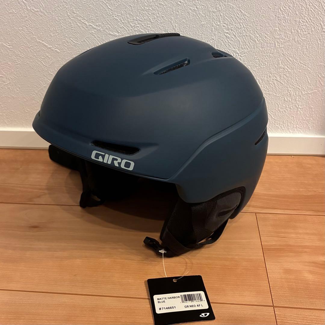新品_箱無 GIRO NEO AF MATTE HARBOR BLUE L