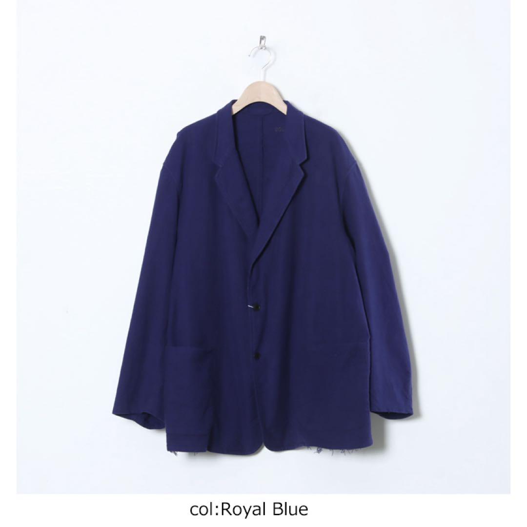 ね*ス様 COMOLI 25AW コモリ　コットンネルジャケットブルー1 定価5