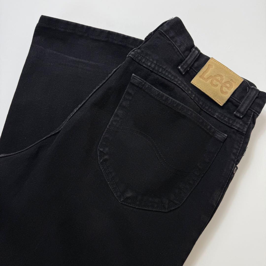 90's USA製 LEE 200 リー ブラックデニムパンツ 36×32