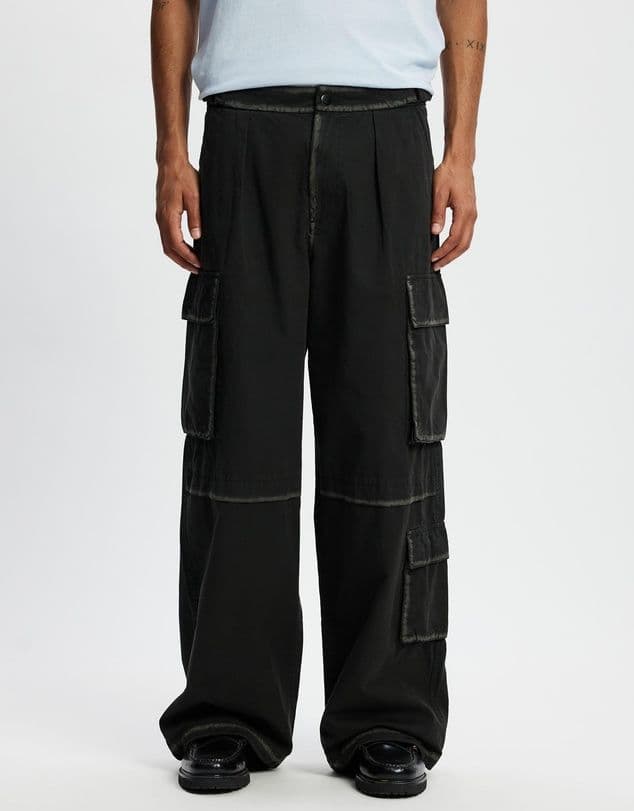 ボイラールーム BOILER ROOM 新品 未使用 カーゴパンツ BLACK