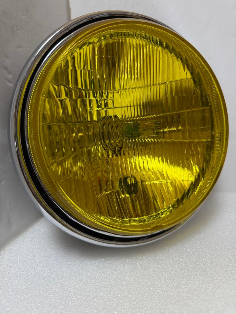 当時物IPF凹みレンズ付きヘッドライトASSY/イエローレンズシビエCIBIE
