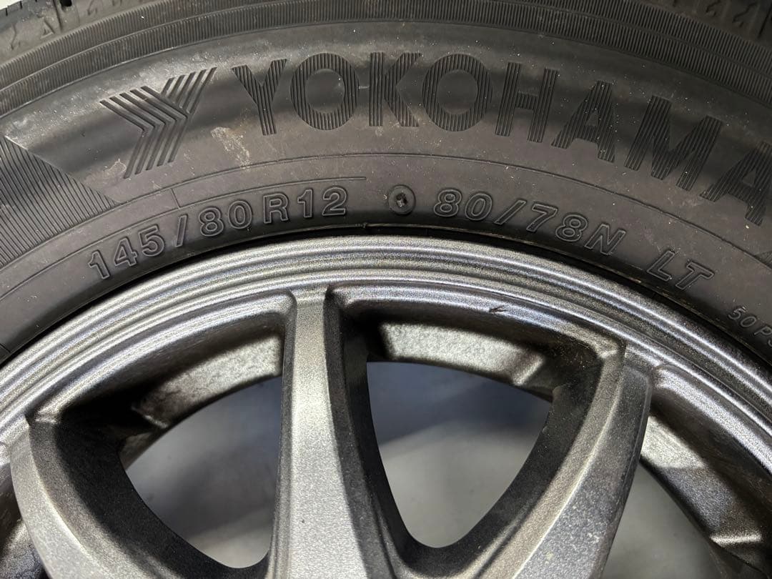 YOKOHAMA 145/80R12 タイヤ・ホイールセット