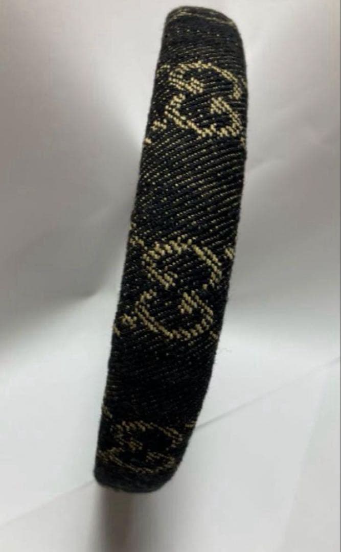 【人気】GUCCI グッチ GG柄キャンバス デニム カチューシャ