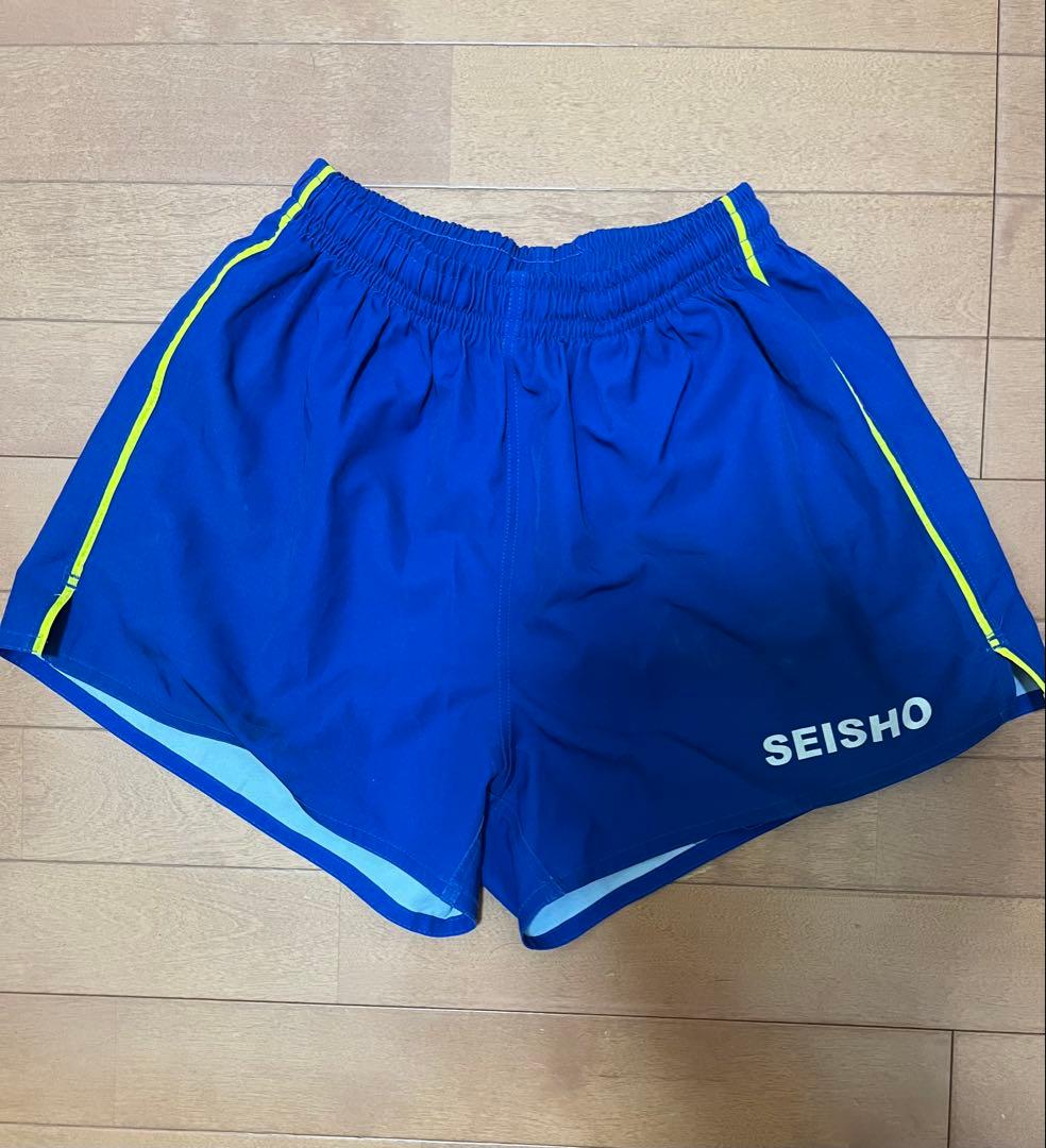 SEISHO ラガーパンツ 青色