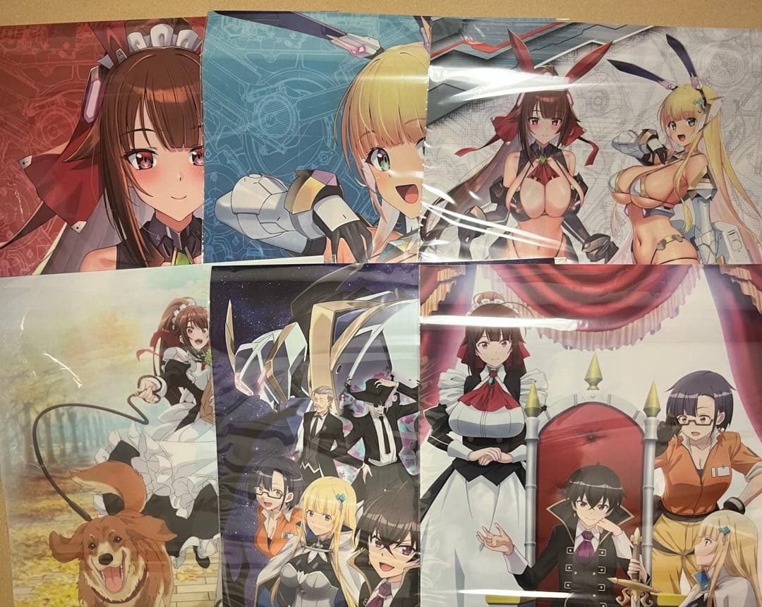 最安値⭐︎ 俺は星間国家の悪徳領主 くじ引き堂 B賞 クリアポスター 全6種セット