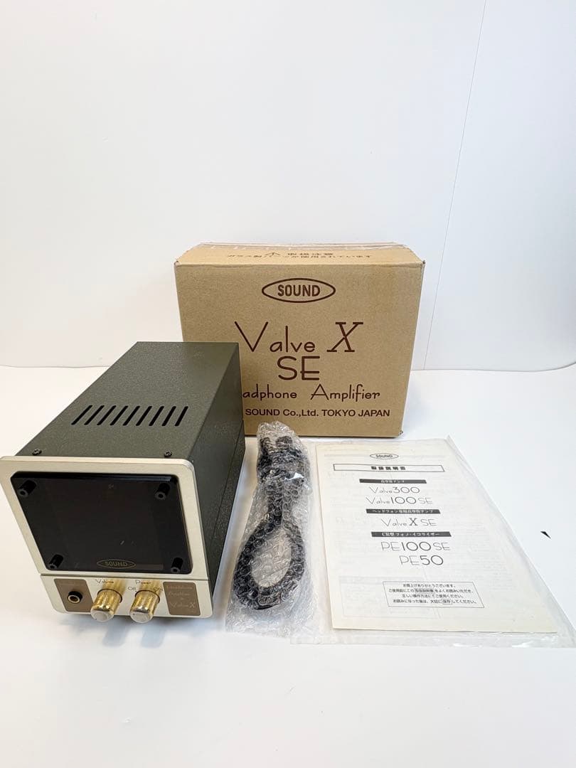 SOUND Valve X SE 真空管ヘッドホンアンプ 真空管選別済み