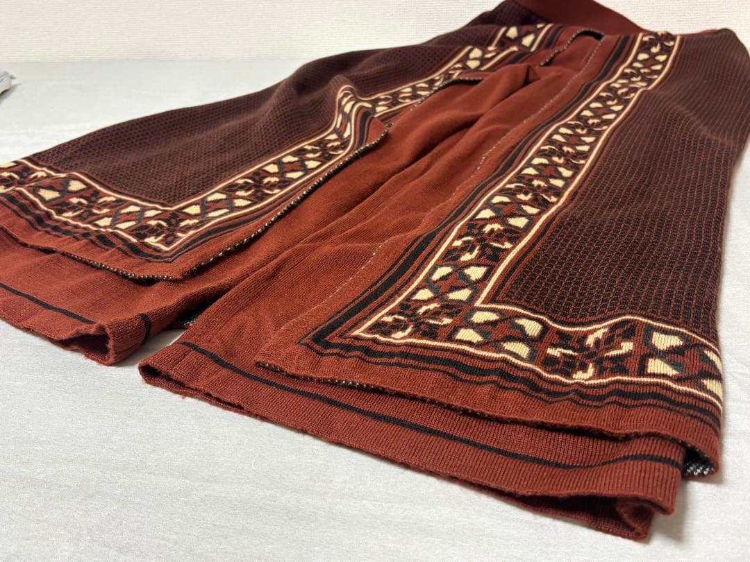 美品✨TAN 即完売品 タン タイルジャガード パンツ ニット