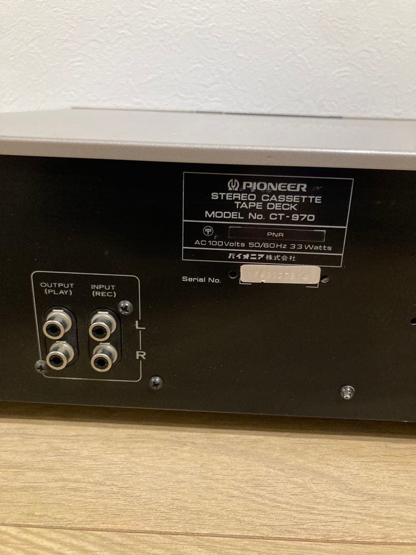 名機Pioneer CT-970 カセットデッキ パイオニア ジャンク