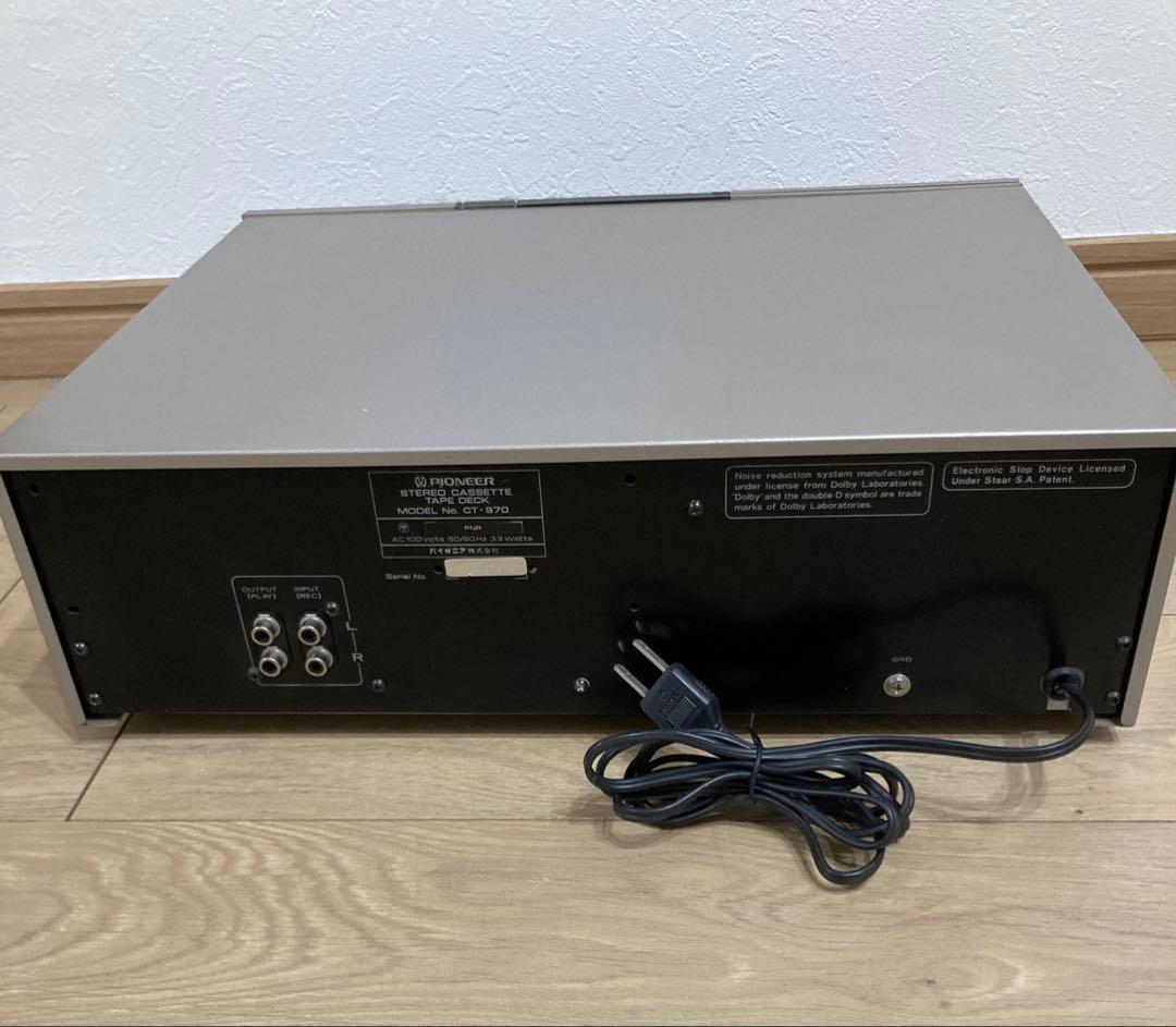 名機Pioneer CT-970 カセットデッキ パイオニア ジャンク