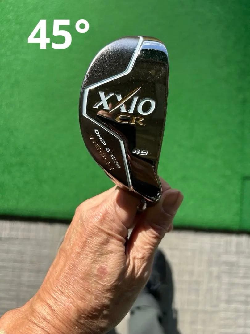 【美品】DUNLOP XXIO CRウエッジ 45°チップ&ランチッパー