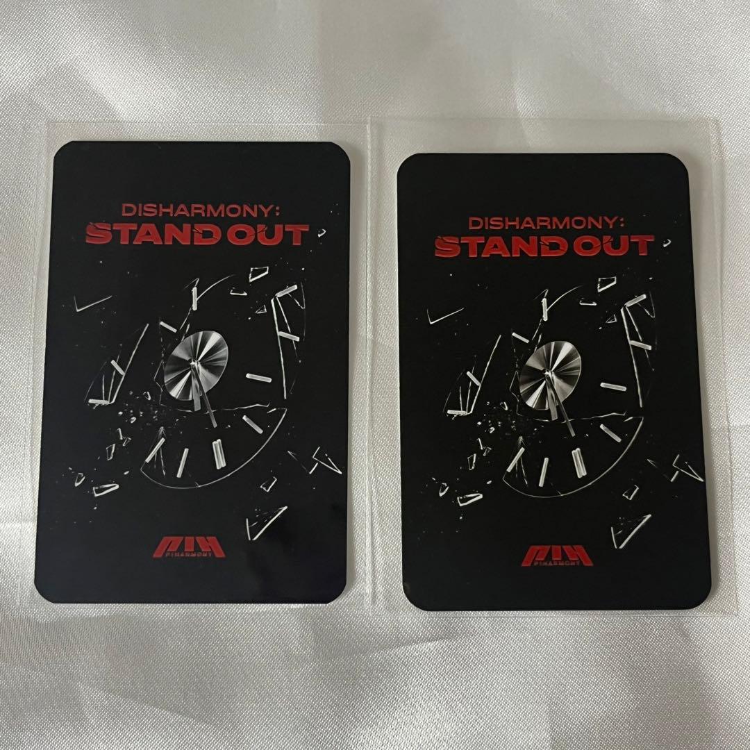 P1Harmony インタク 直筆サイン入りトレカ 2枚セット②