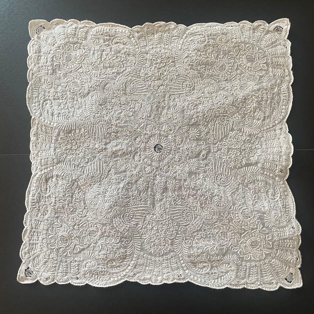 値下げしました♪汕頭　スワトウ　ヴィンテージ　スワトー　全面柄