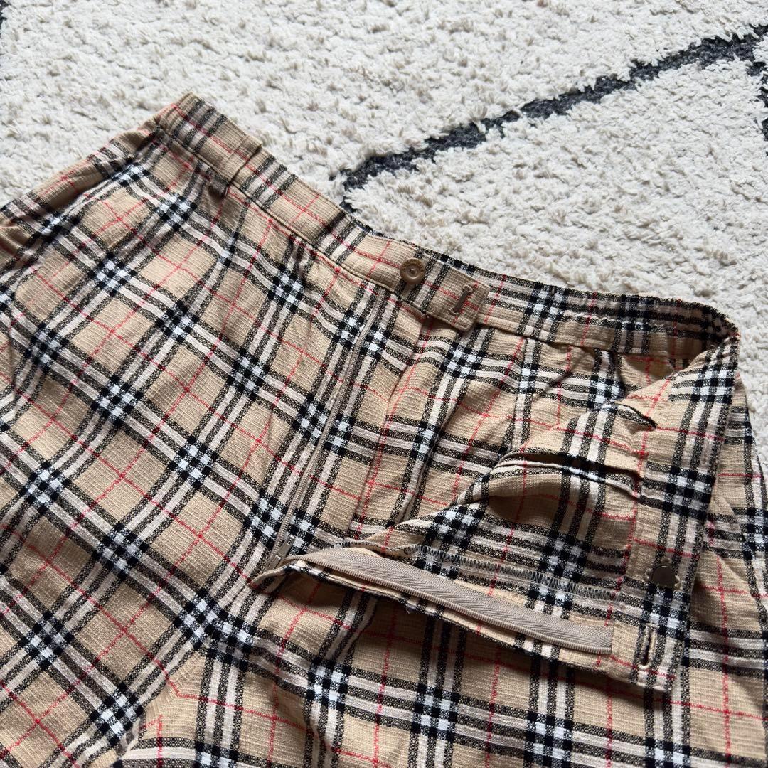 大きいサイズ　バーバリーゴルフ　ノバチェック　ハーフパンツ　ショーツ　15号