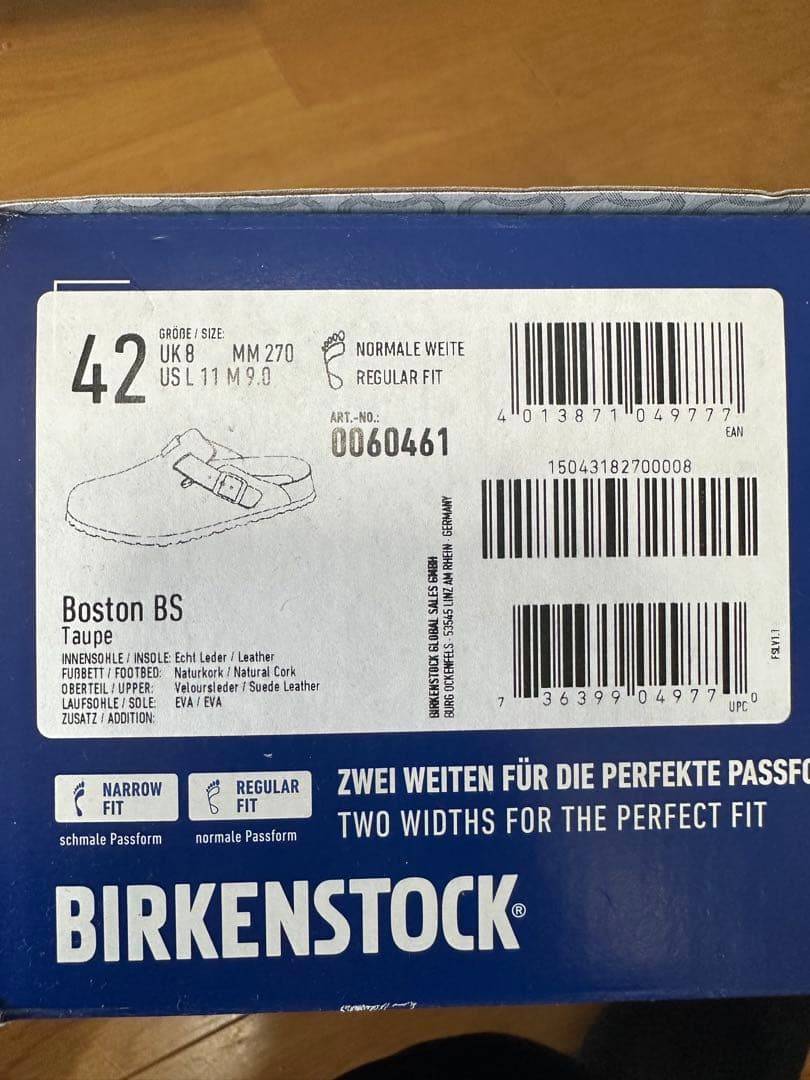 Birkenstock Boston BS サンダル 42