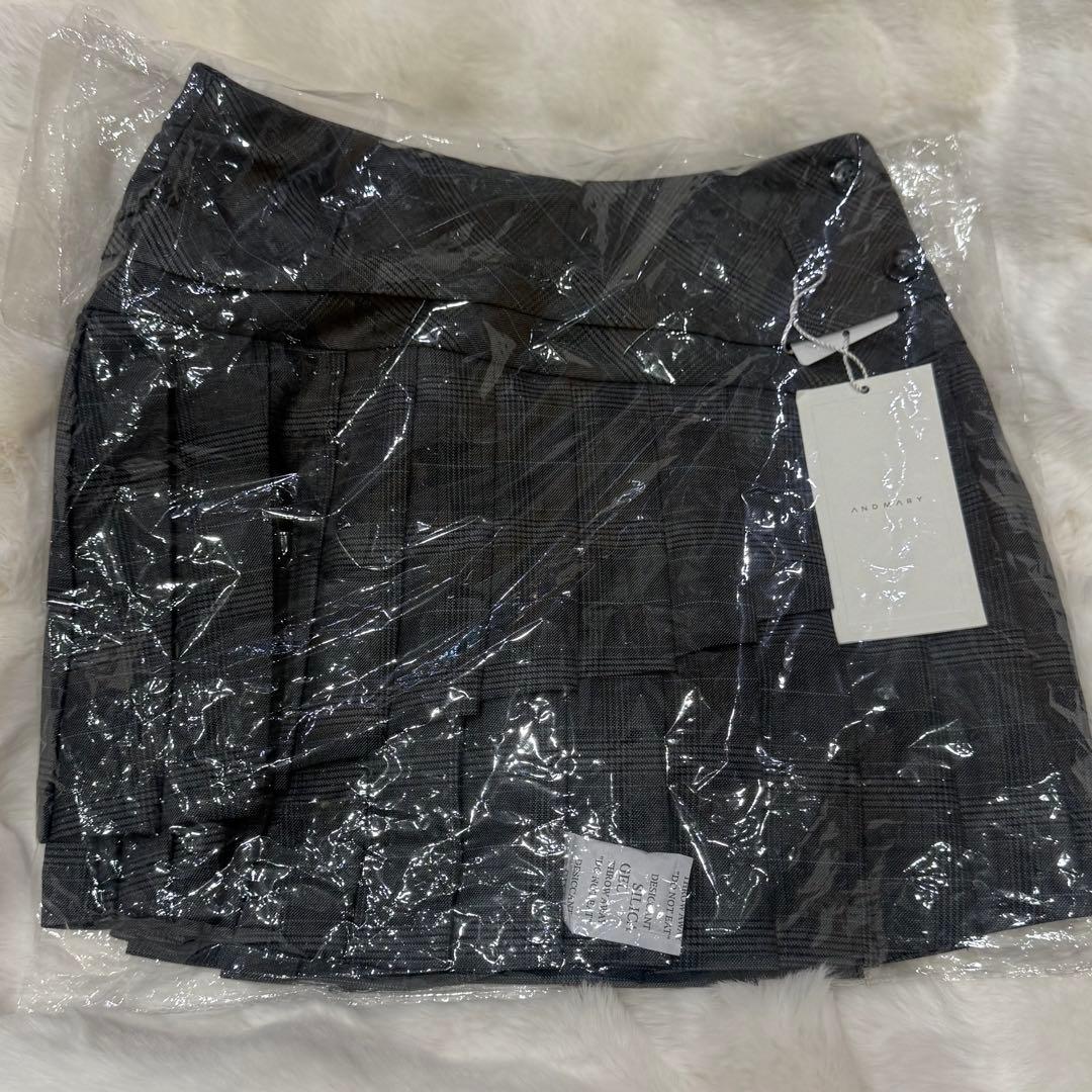 Andmary Holly mini skirt M gray新品未使用 正規品