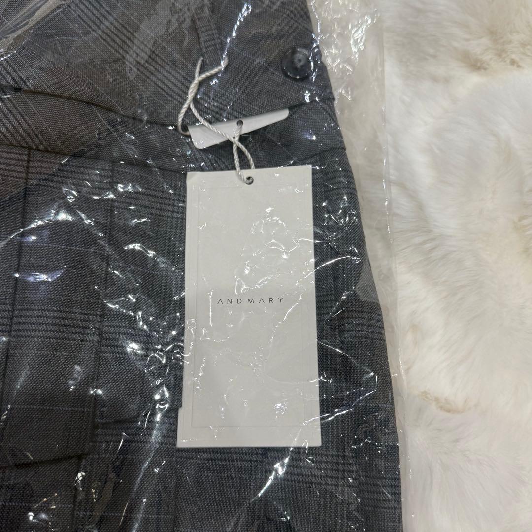 Andmary Holly mini skirt M gray新品未使用 正規品