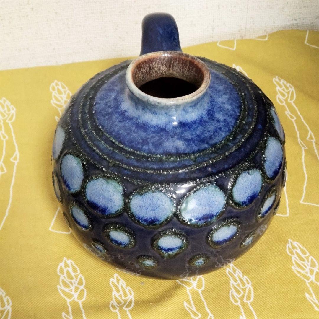 Fat Lava 青色の花瓶