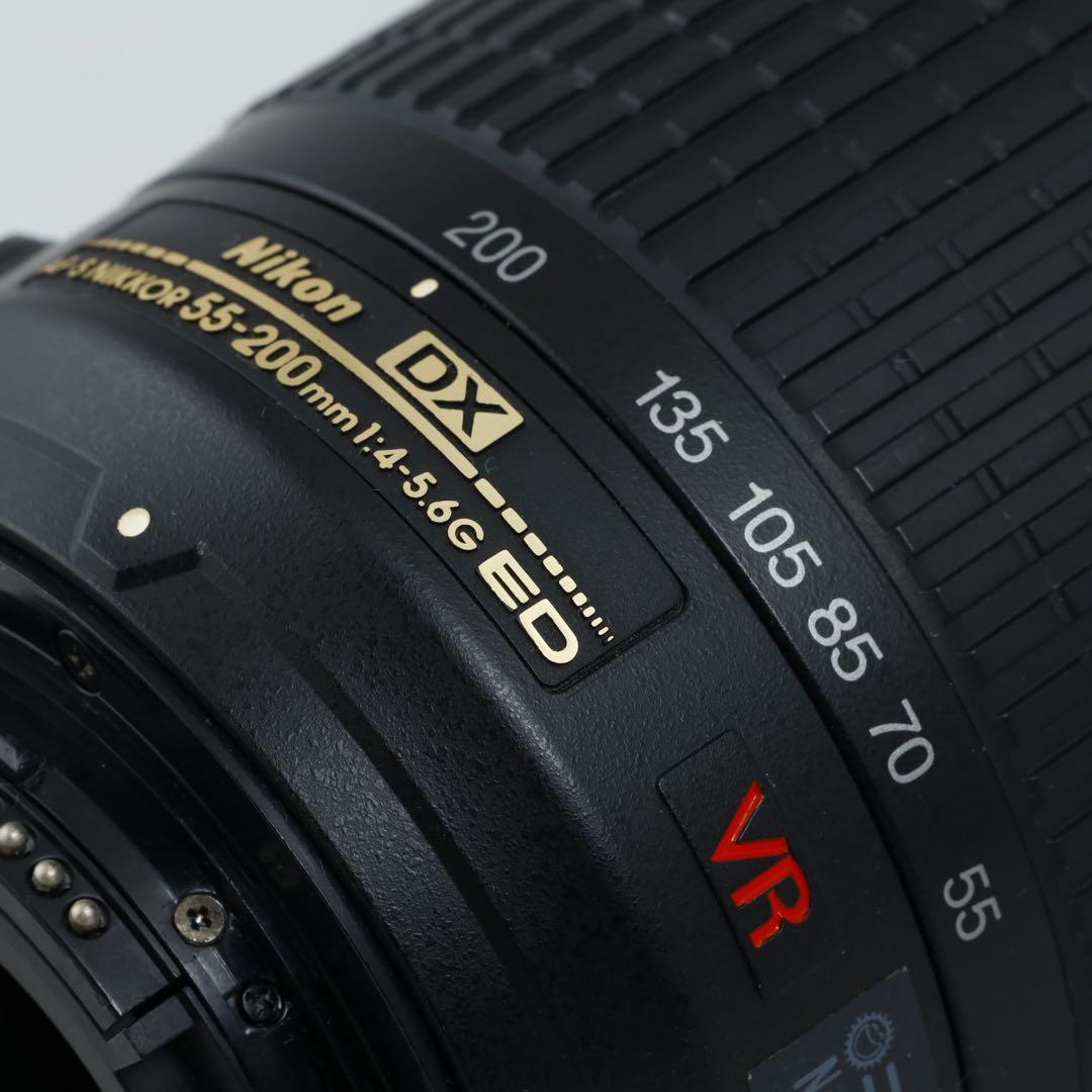 195★ ニコン用 NIKON用 望遠レンズ AF-S55-200VR