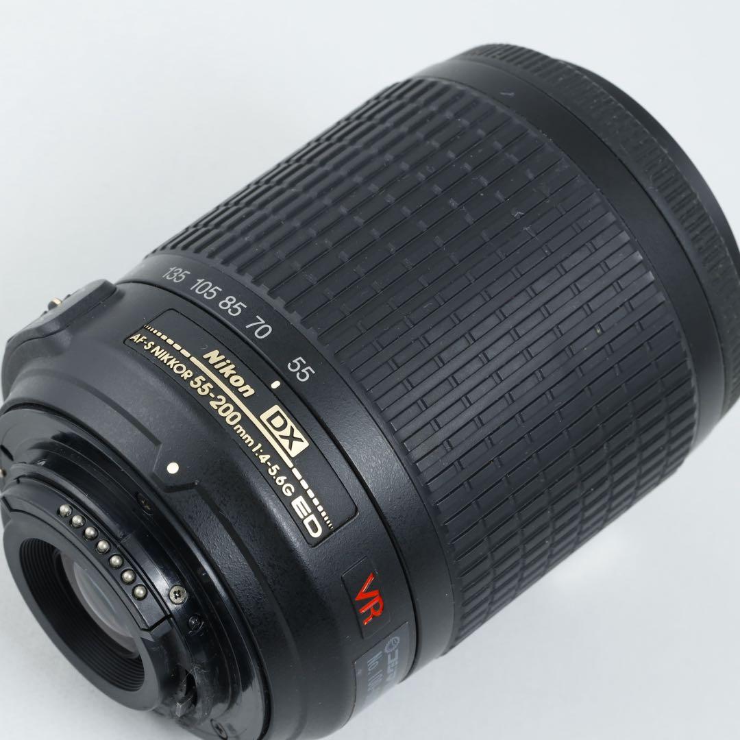 195★ ニコン用 NIKON用 望遠レンズ AF-S55-200VR