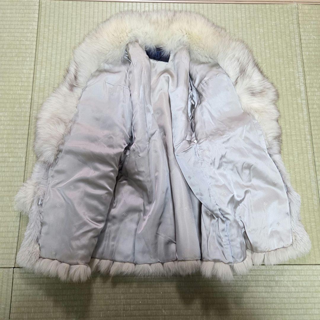 ブルーフォックス フォクスコート 着丈73㎝ 肉厚